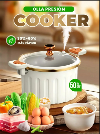 OLLA MICROPRESIÓN DE ACERO FINO