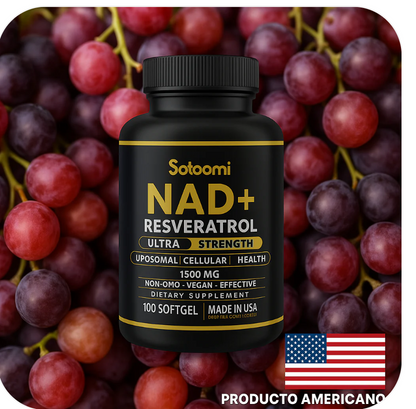 NAD + RESVERATROL + NATURAL Y  ORIGINAL