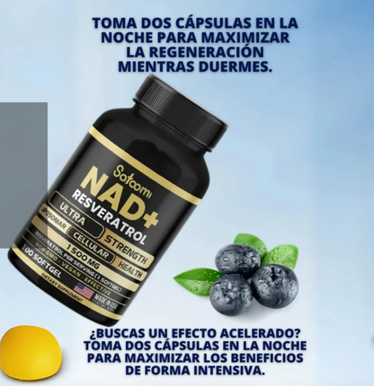 NAD + RESVERATROL + NATURAL Y  ORIGINAL