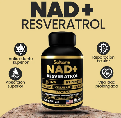 NAD + RESVERATROL + NATURAL Y  ORIGINAL