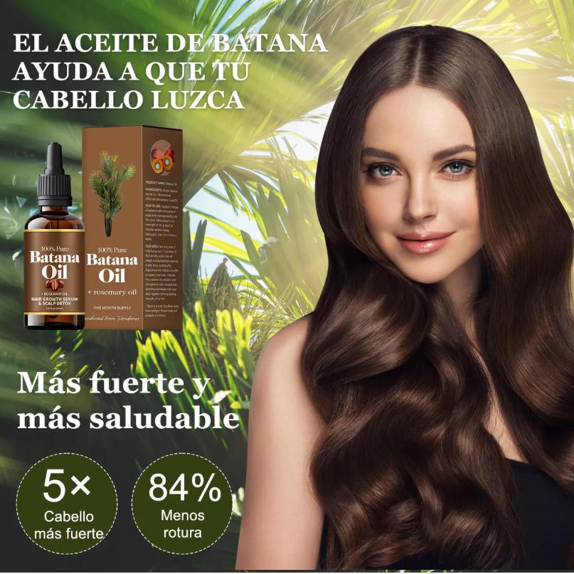 ACEITE DE BATANA PARA EL CRECIMIENTO DEL CABELLO