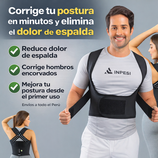FAJA CORRECTOR DE POSTURA 2 EN 1 PREMIUM