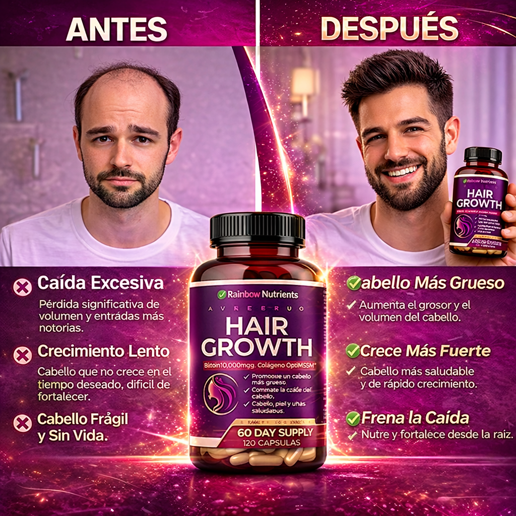 HAIR GROWTH PREMIUM - RESTAURA TU CABELLO