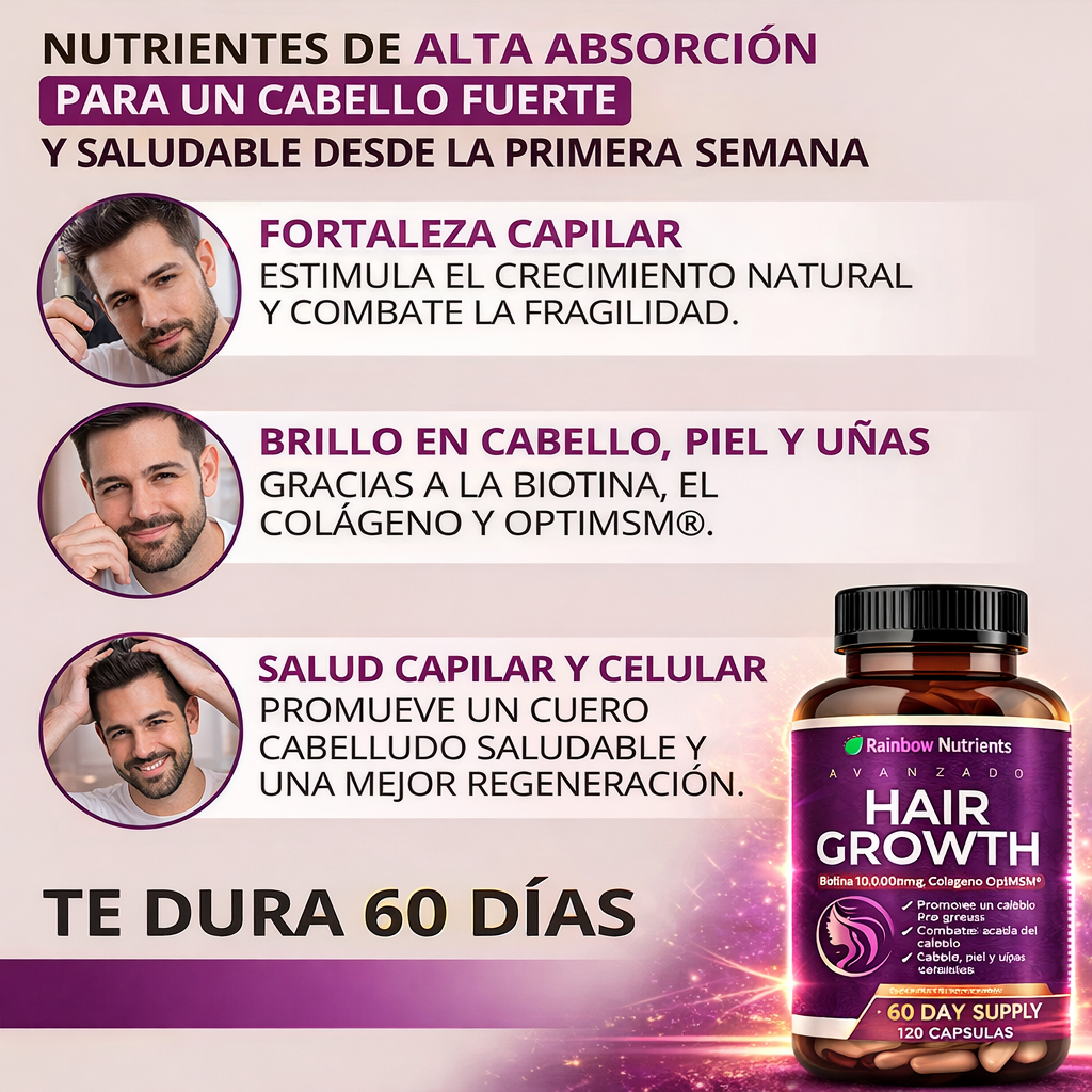 HAIR GROWTH PREMIUM - RESTAURA TU CABELLO
